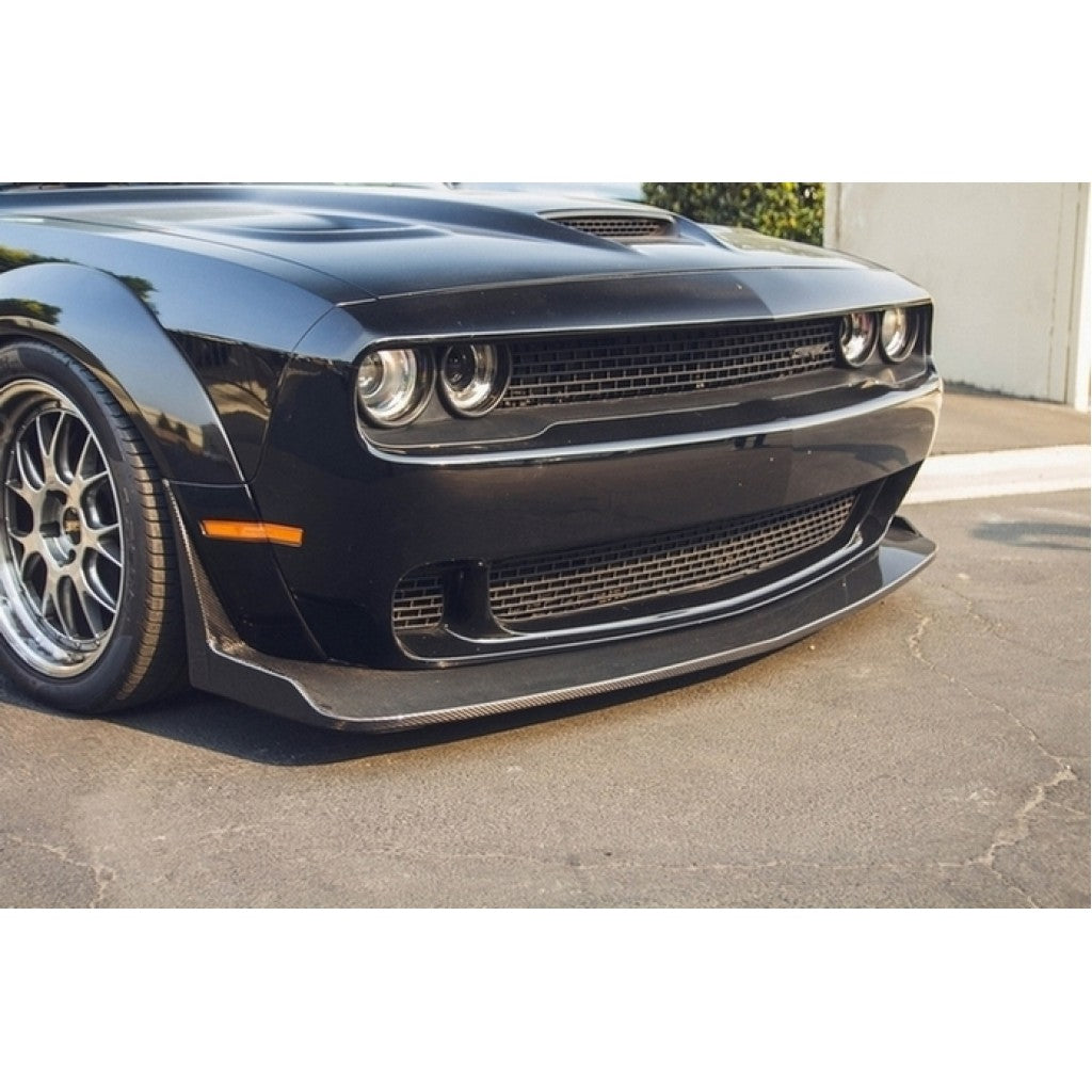 APR Carbon Fiber Front Air Dam / Lip (2015-2023 Dodge Challenger Hellcat)