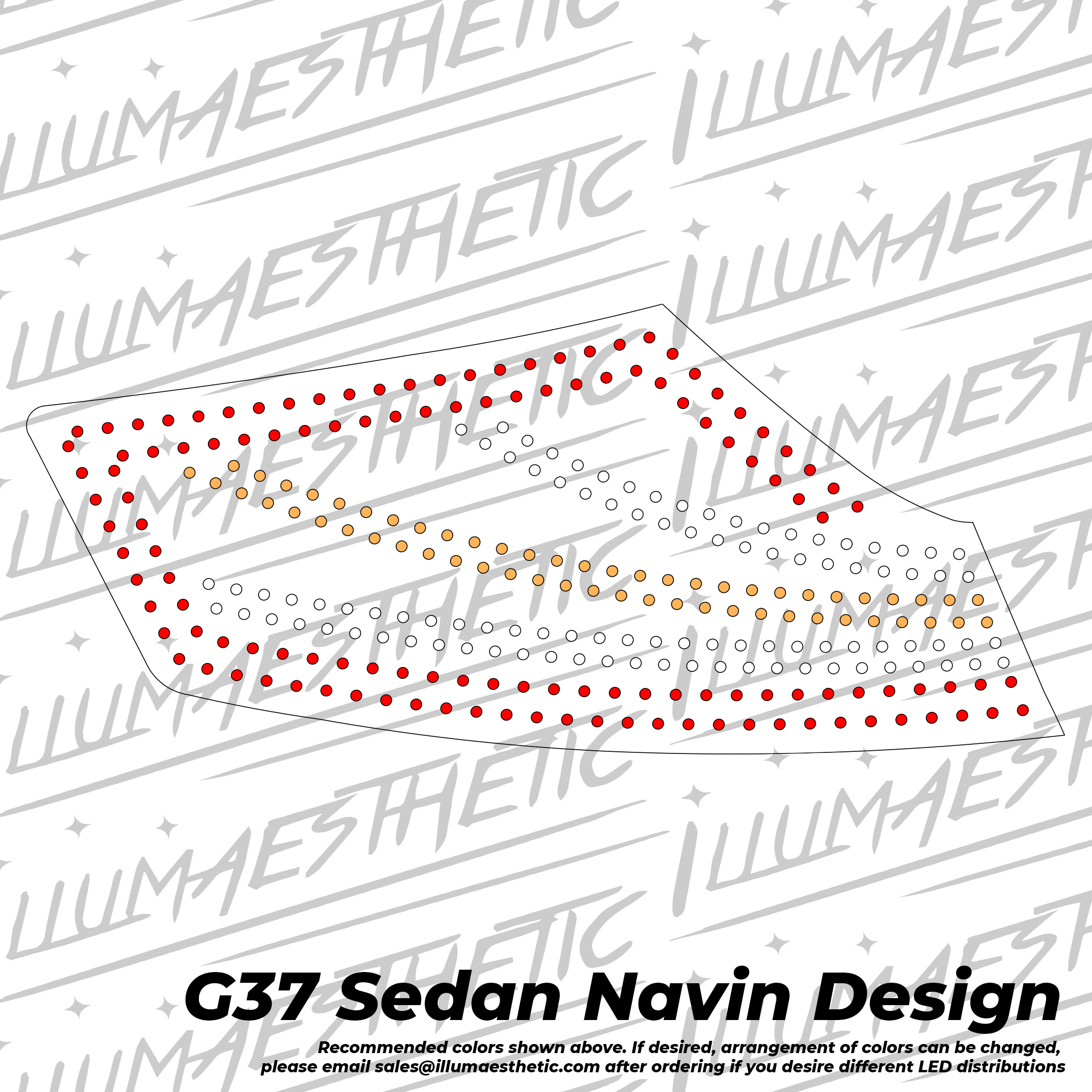 Illumaesthetic Infiniti G37 & Skyline V36 Sedan - Complete DIY Kit