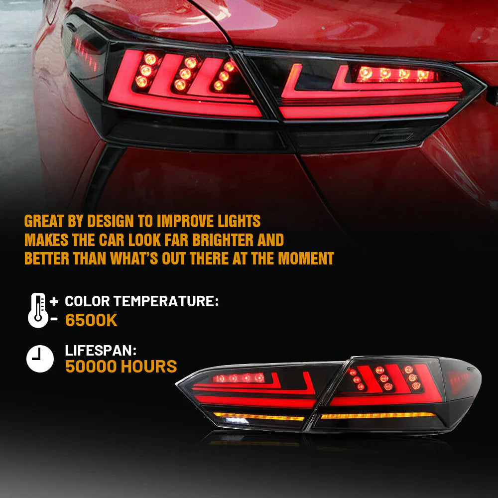 NTXGlow LED Tail Lights Lexus Style | 2018-2023 Toyota Camry