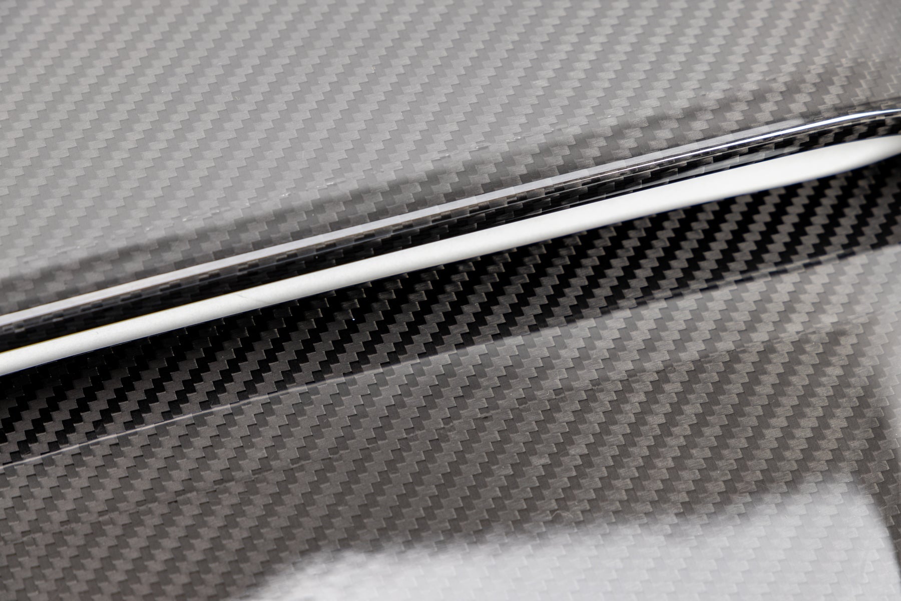 OLM LE Carbon Fiber Hood Scoop Cover - 2017 - 2021 Honda Civic Type R - 4