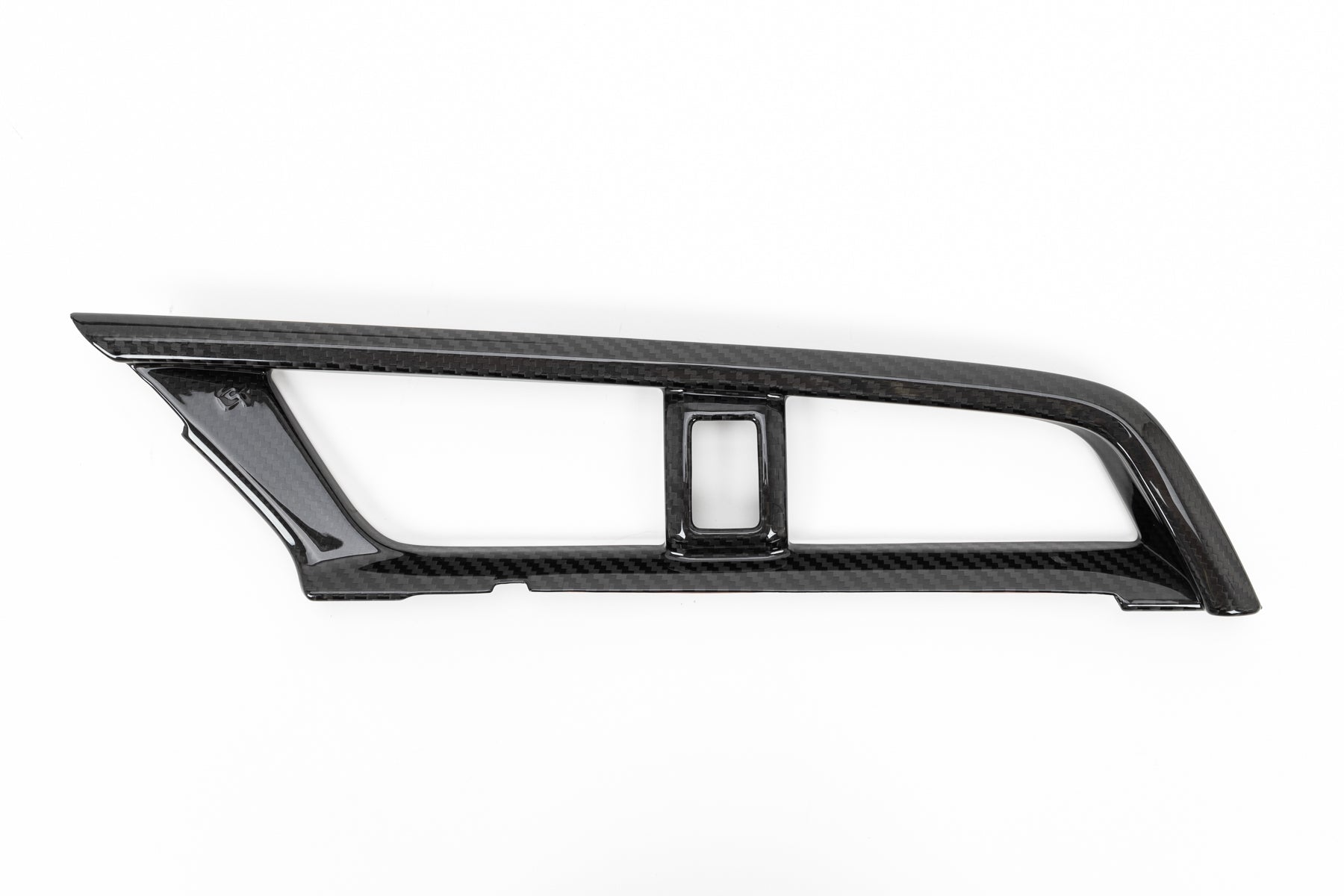 OLM LE Carbon Fiber Center Climate Control Vent Cover - 2016-2021 Honda Civic / Type R - 1