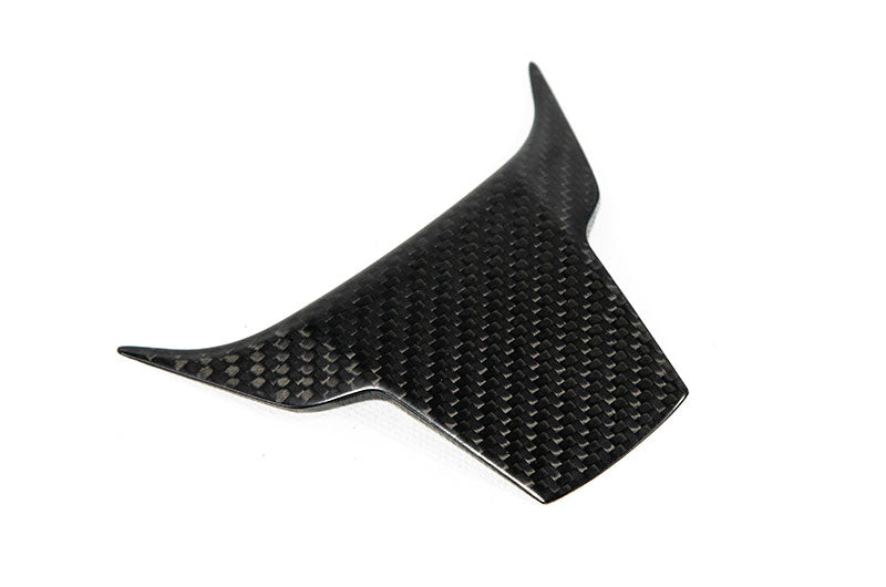 Cubierta inferior del volante de fibra de carbono OLM (acabado mate) - Honda Civic 2016-2021