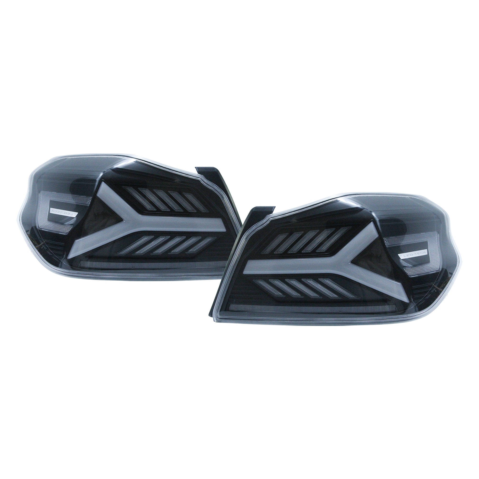 Luces traseras LED OLM Y-Spec (lente transparente, óptica blanca) - WRX/STI 2015-2021