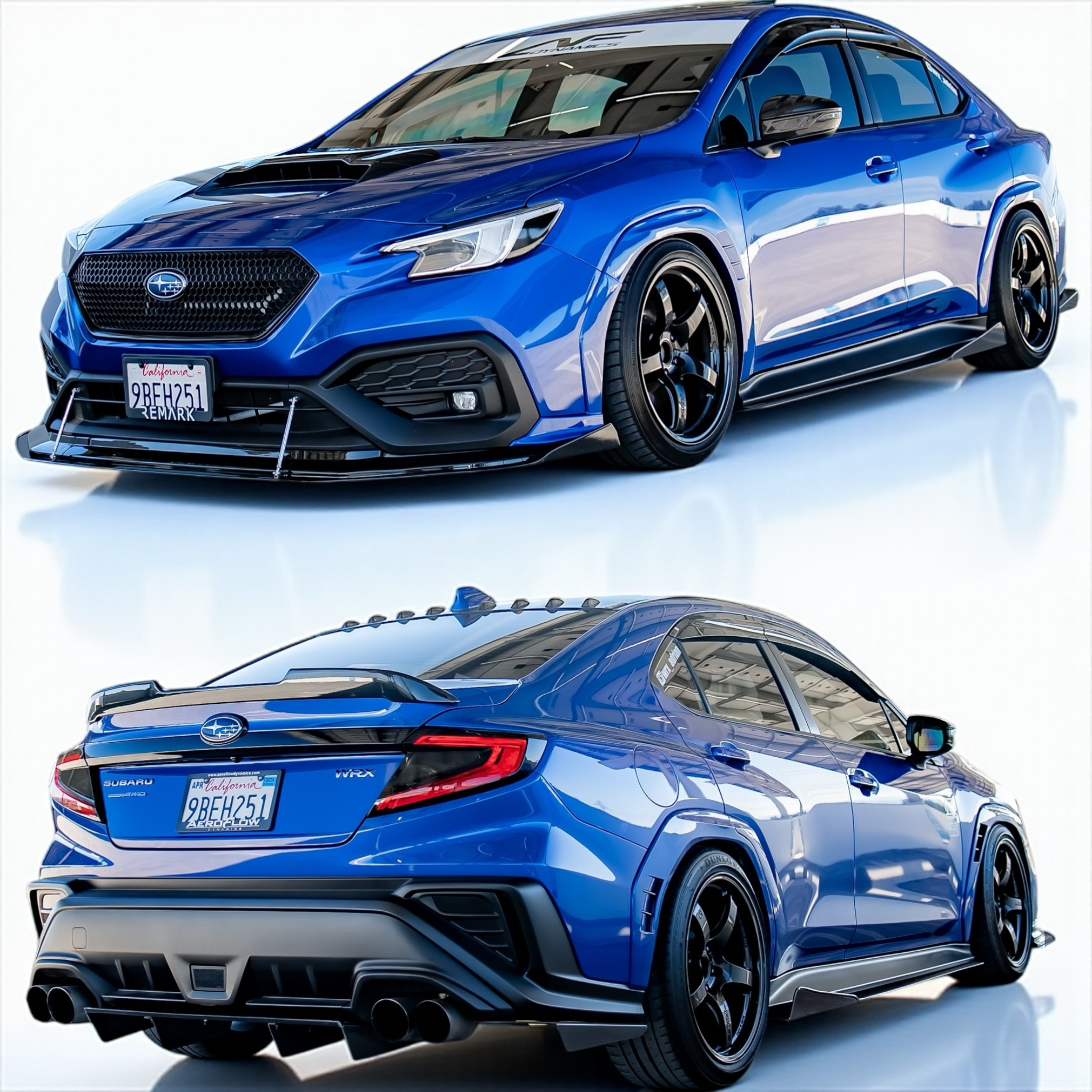 Aeroflow Dynamics Paint Matched Fender Flares (2022-2025 Subaru WRX)