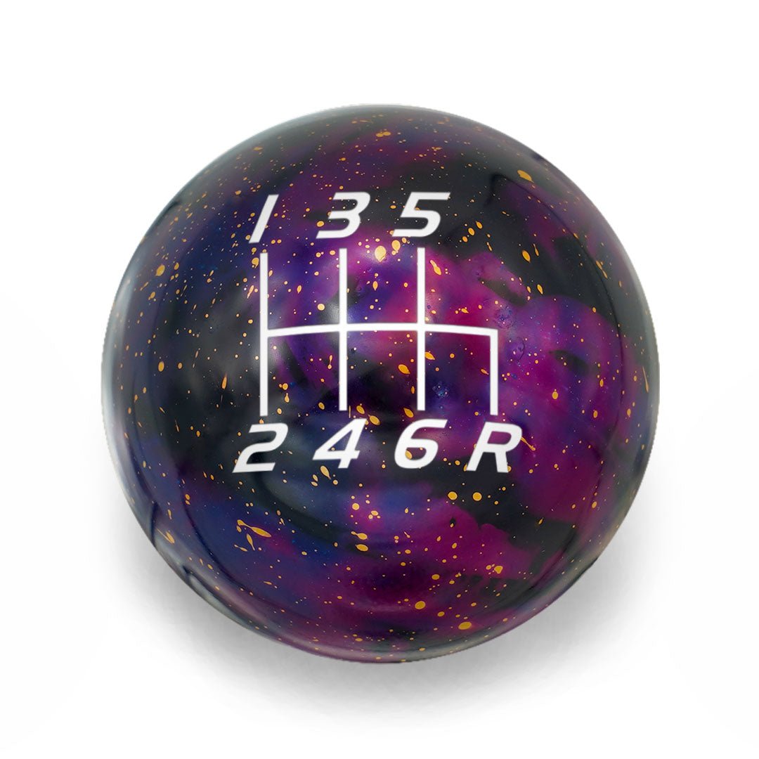 Billetworkz Cosmic Space Shift Knob - 6 Speed Velocity Engraving - Subaru STI - 1