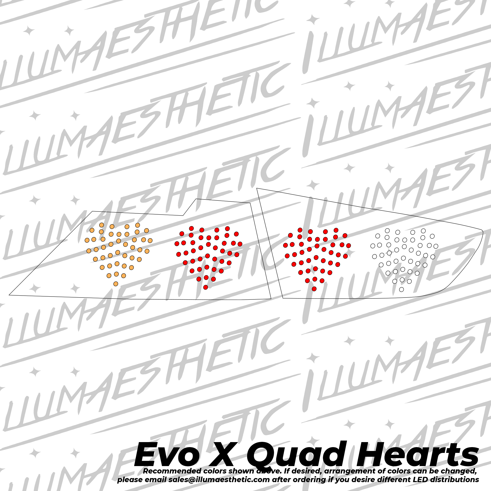 Illumaesthetic Mitsubishi Lancer Evolution X/10 (CZ4A) - Complete DIY Kit