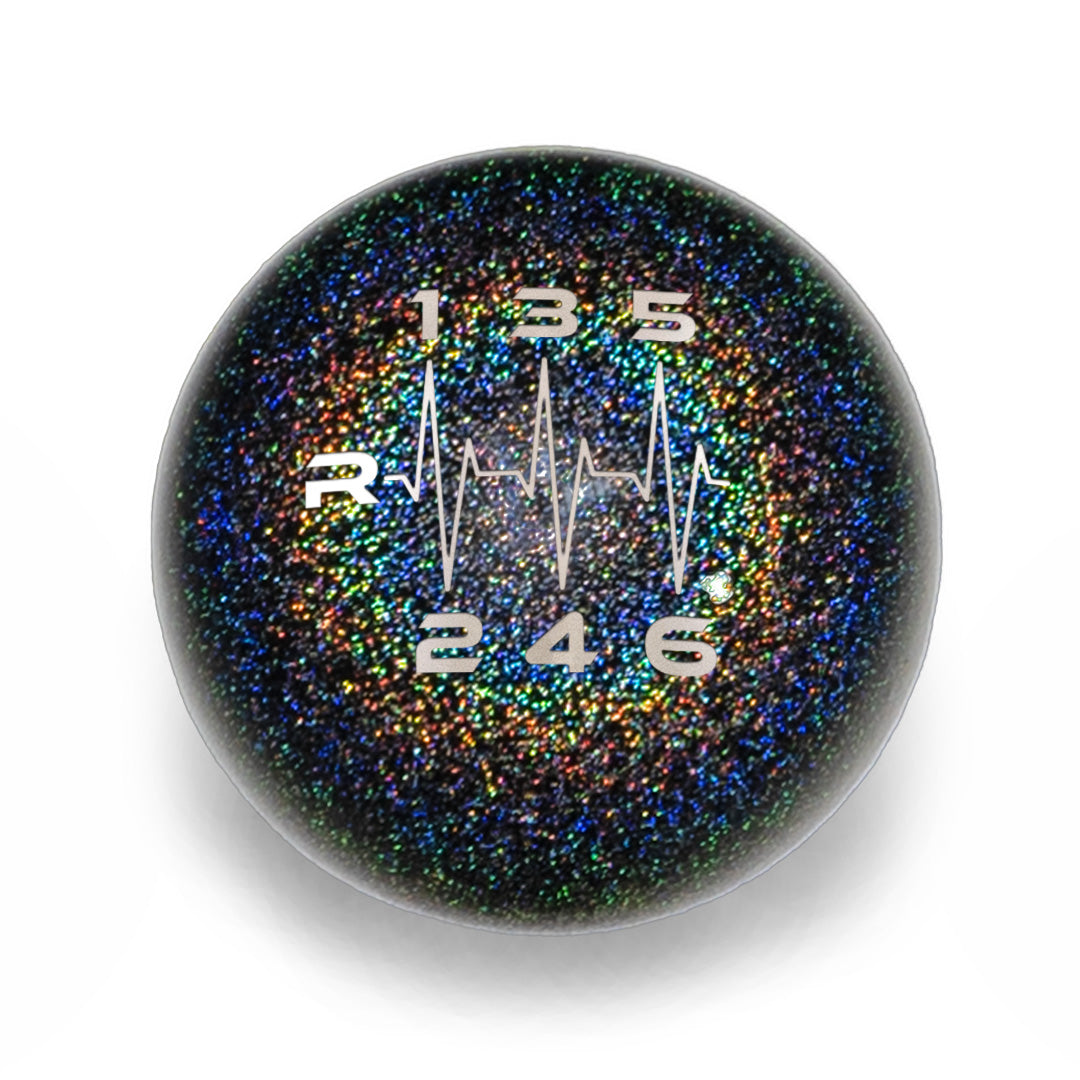 Billetworkz Weighted Shift Knob 6-Speed Heartbeat Engraving for Toyota GR Corolla / Corolla Hatch
