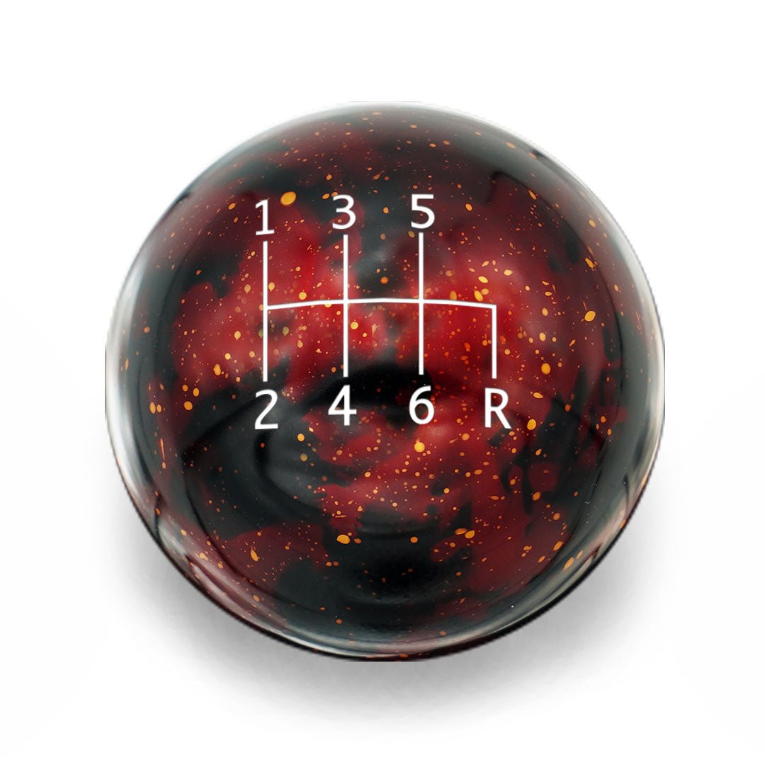 Billetworkz Cosmic Space Shift Knob - 6 Speed Standard Engraving - Subaru STI - 15