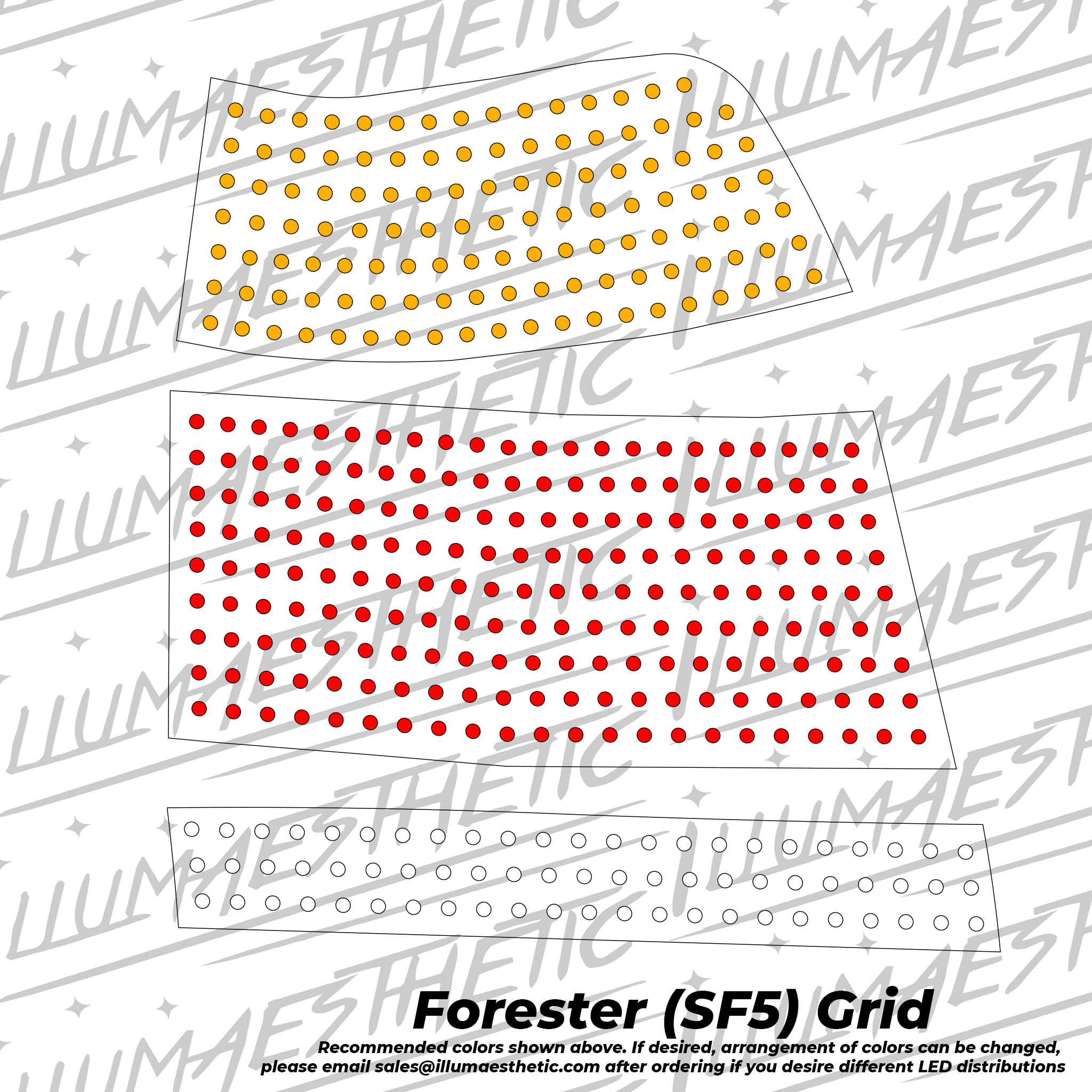 Illumaesthetic Subaru Forester (SF5) - Complete DIY Kit