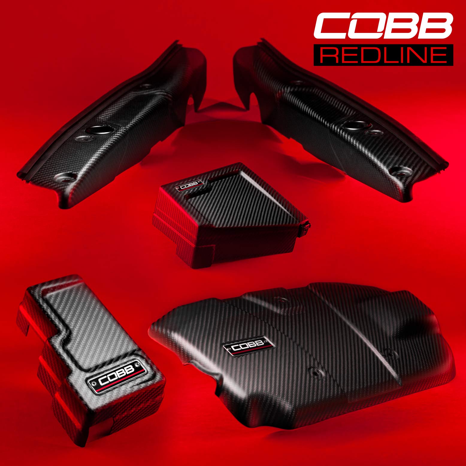 Cobb 22-25 Subaru WRX Redline Matte Carbon Fiber Dress-Up Kit (COBBSUB006REDED-RMC)