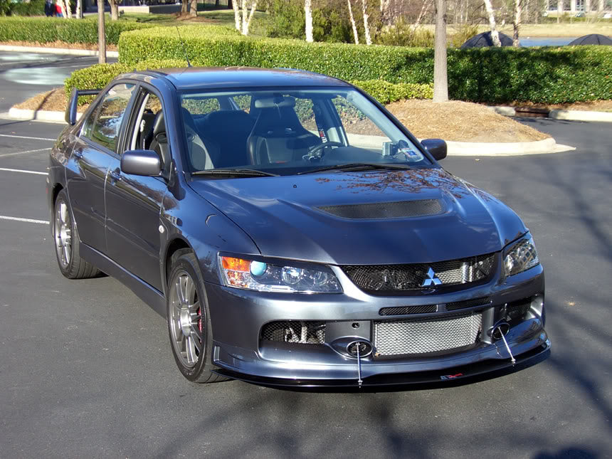 APR Carbon Fiber Front Wind Splitter (2006-2007 Evo 9)