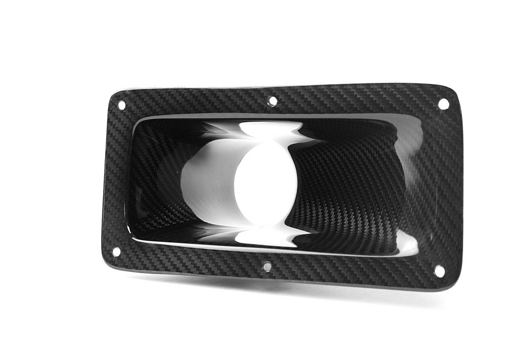 APR Universal Fitment 9.25" X 4.75" Carbon Fiber Air Inlet Duct w/ Flange