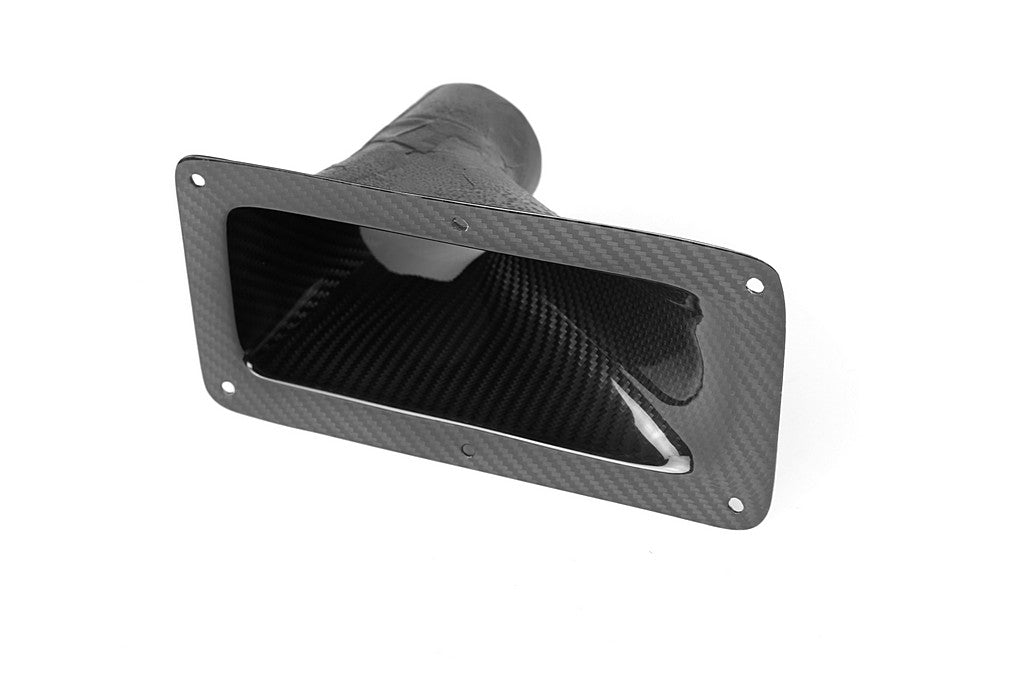 APR Universal Fitment 9.25" X 4.75" Carbon Fiber Air Inlet Duct w/ Flange