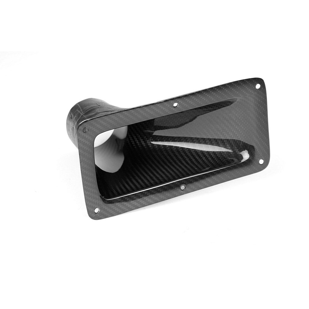 APR Universal Fitment 9.25" X 4.75" Carbon Fiber Air Inlet Duct w/ Flange