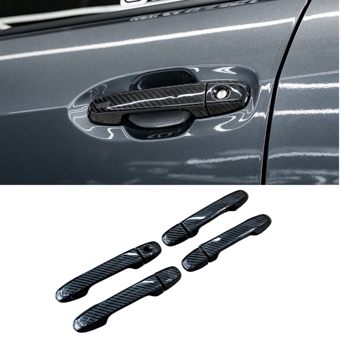 Aeroflow Dynamics Carbon Fiber Door Handle Covers (2022-2025 Subaru WRX)