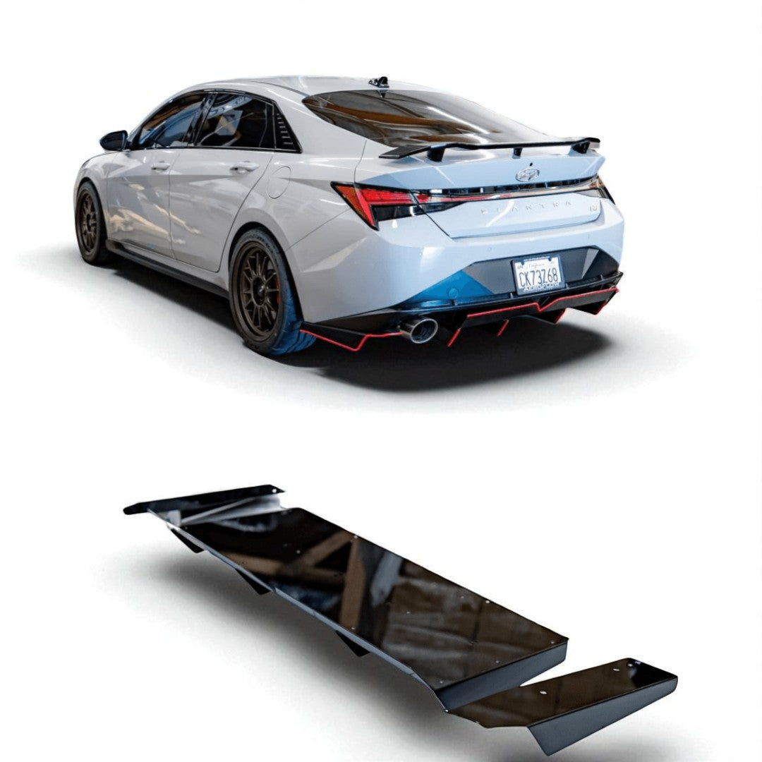 Aeroflow Dynamics Rear Diffuser V2 (2022+ Hyundai Elantra N)