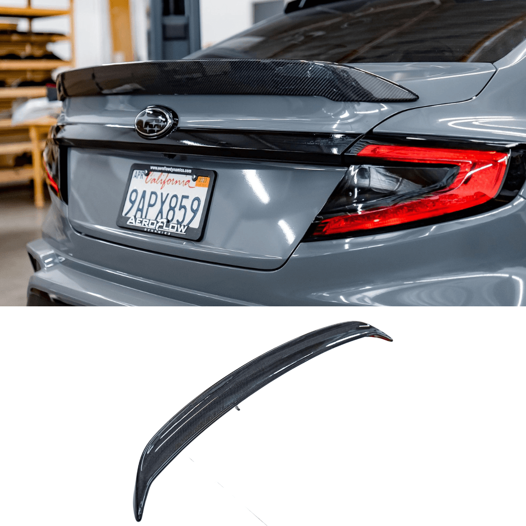 Aeroflow Dynamics 2022-2024 Subaru Wrx Carbon Duckbill V2 Spoiler