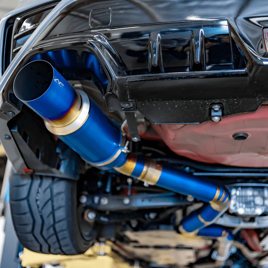 Aeroflow Dynamics F1 Titanium Single Exit Catback Exhaust (2022-2024 Subaru WRX)