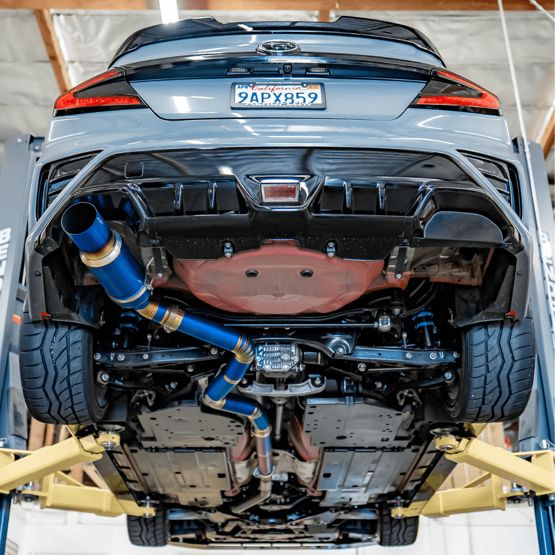 Aeroflow Dynamics F1 Titanium Single Exit Catback Exhaust (2022-2024 Subaru WRX)