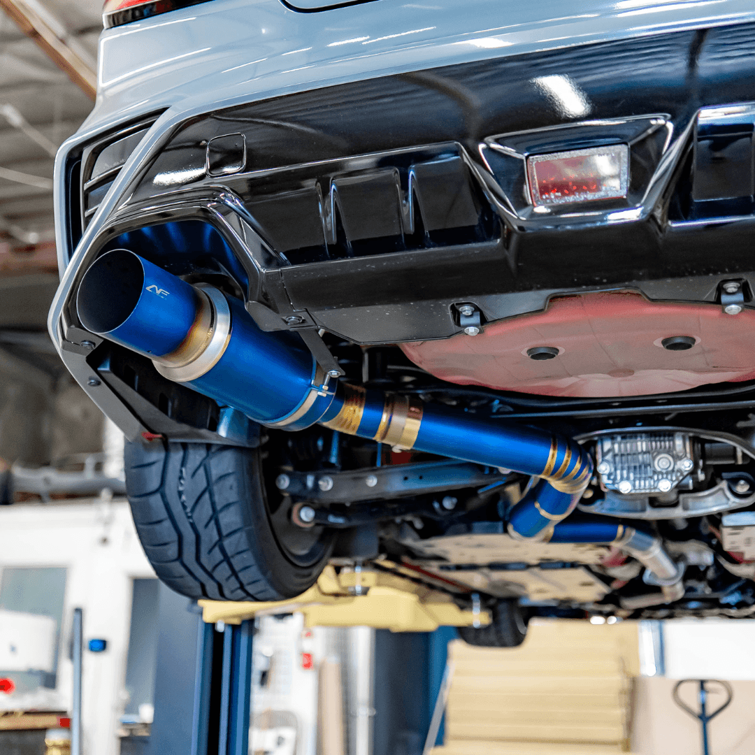 Aeroflow Dynamics F1 Titanium Single Exit Catback Exhaust (2022-2024 Subaru WRX)
