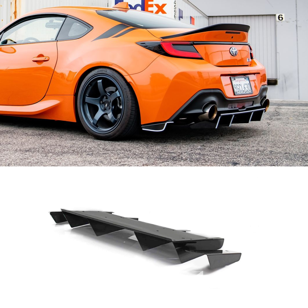 Aeroflow Dynamics 2022+ Subaru BRZ / Toyota GR86 Rear Diffuser V1