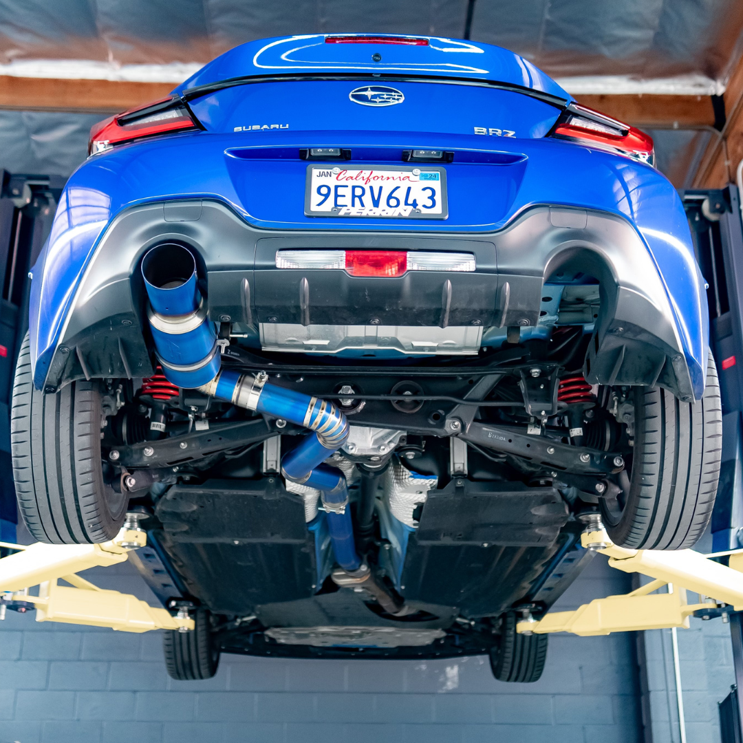 Aeroflow Dynamics 2022+ Toyota GR86 / Subaru BRZ AFD F1 Titanium Single Exit Catback Exhaust