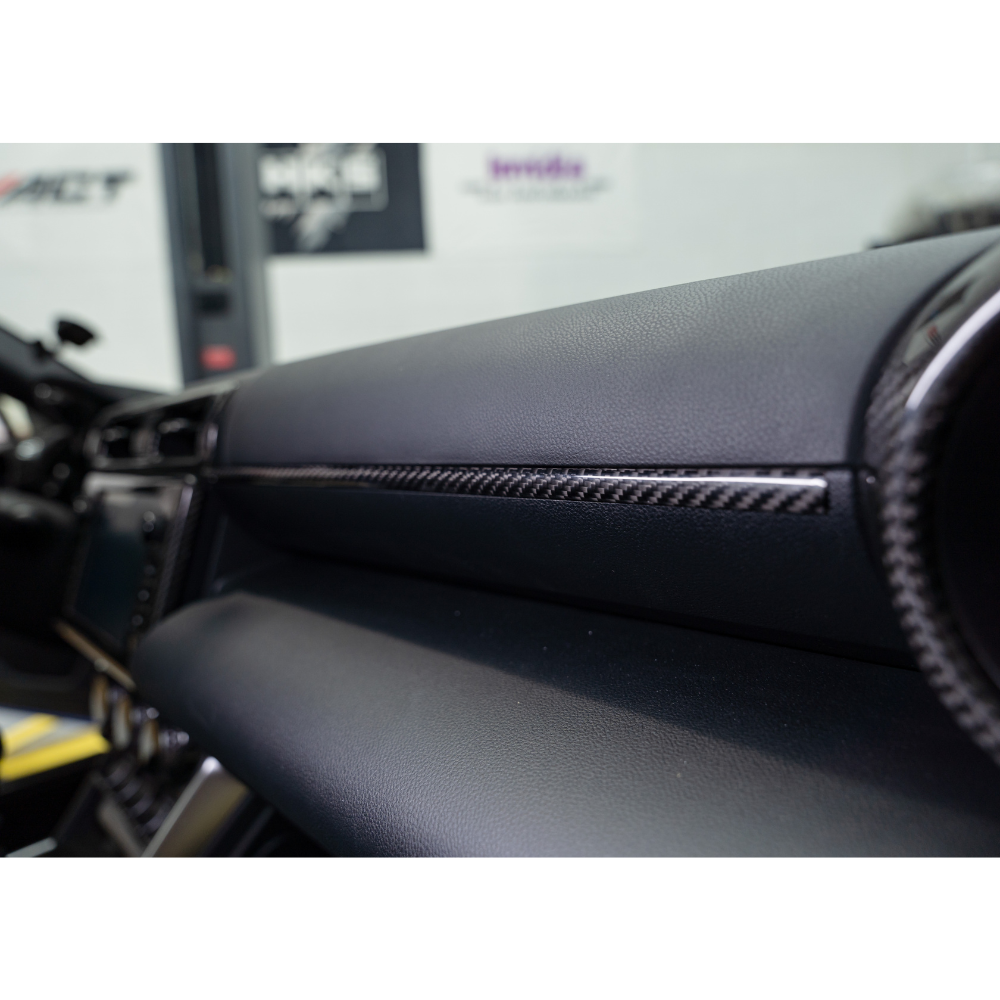Cubierta de fibra de carbono seca para el tablero del pasajero JDMuscle 22+ BRZ/GR86 Tanso