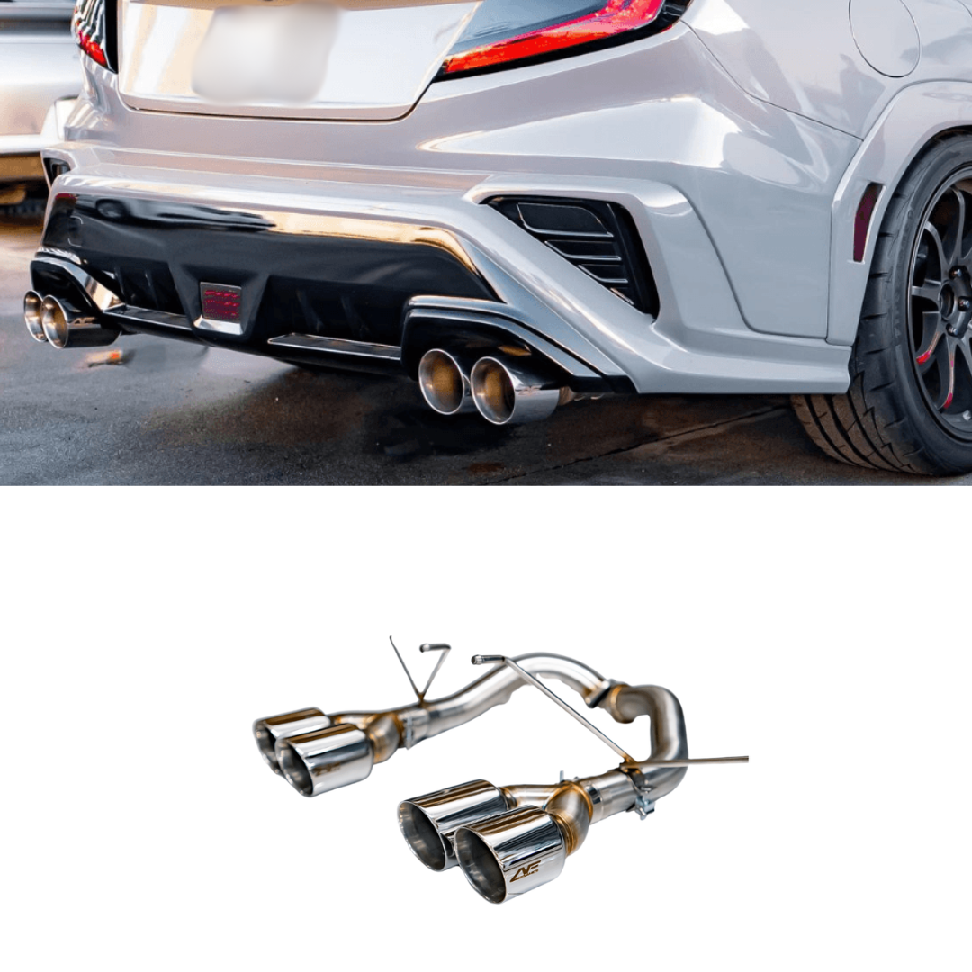 Aeroflow Dynamics 4" Axle Back Exhaust (2022-2025 Subaru WRX)