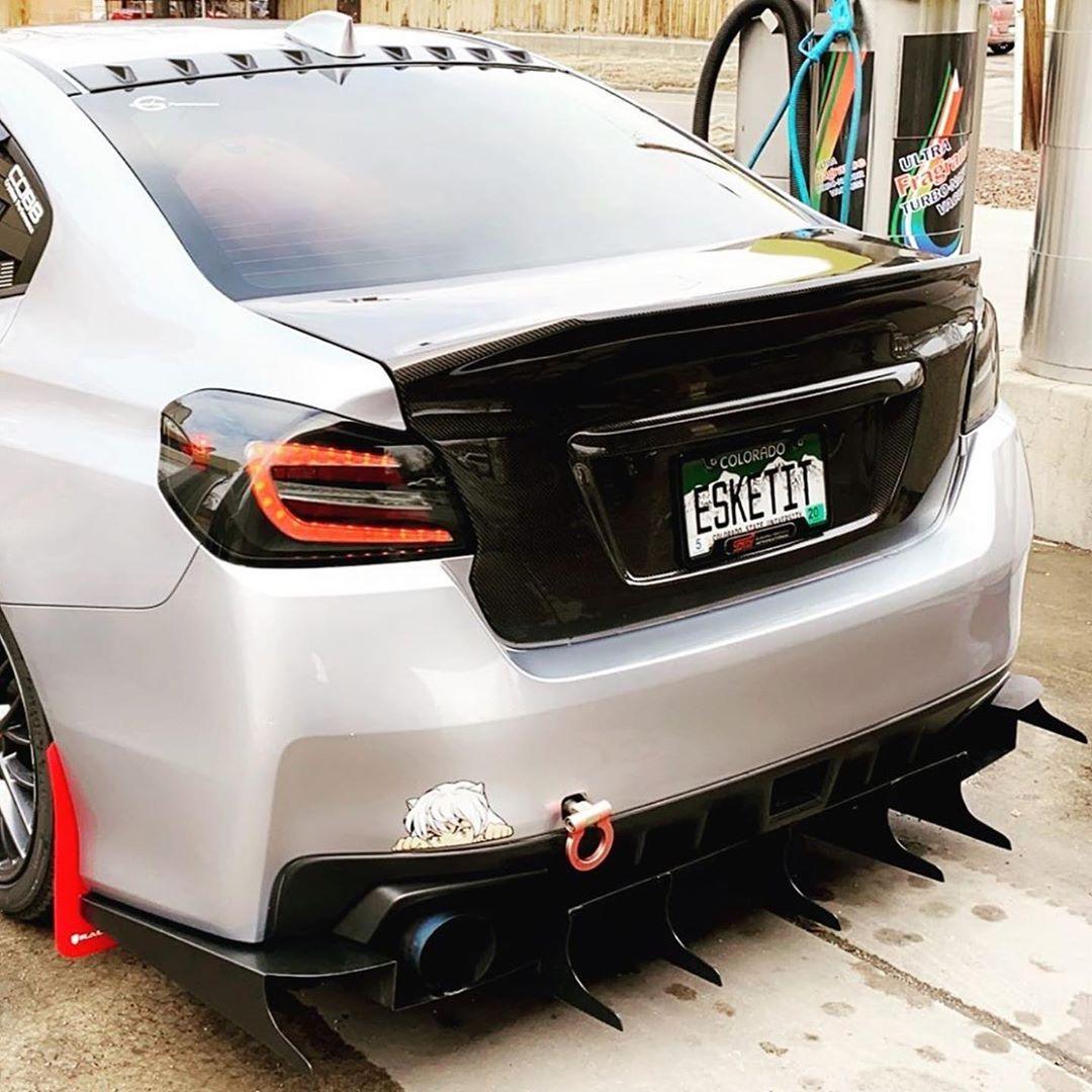 Aeroflow Dynamics Rear Diffuser V5 ( Aggressive) (2015-2021 Subaru WRX/STI) - 8