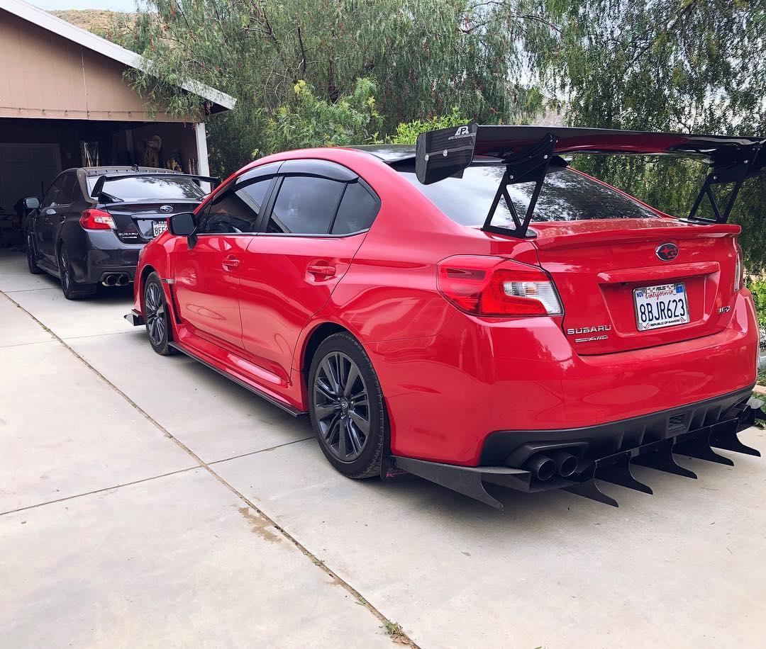 Aeroflow Dynamics Rear Diffuser V5 ( Aggressive) (2015-2021 Subaru WRX/STI) - 3