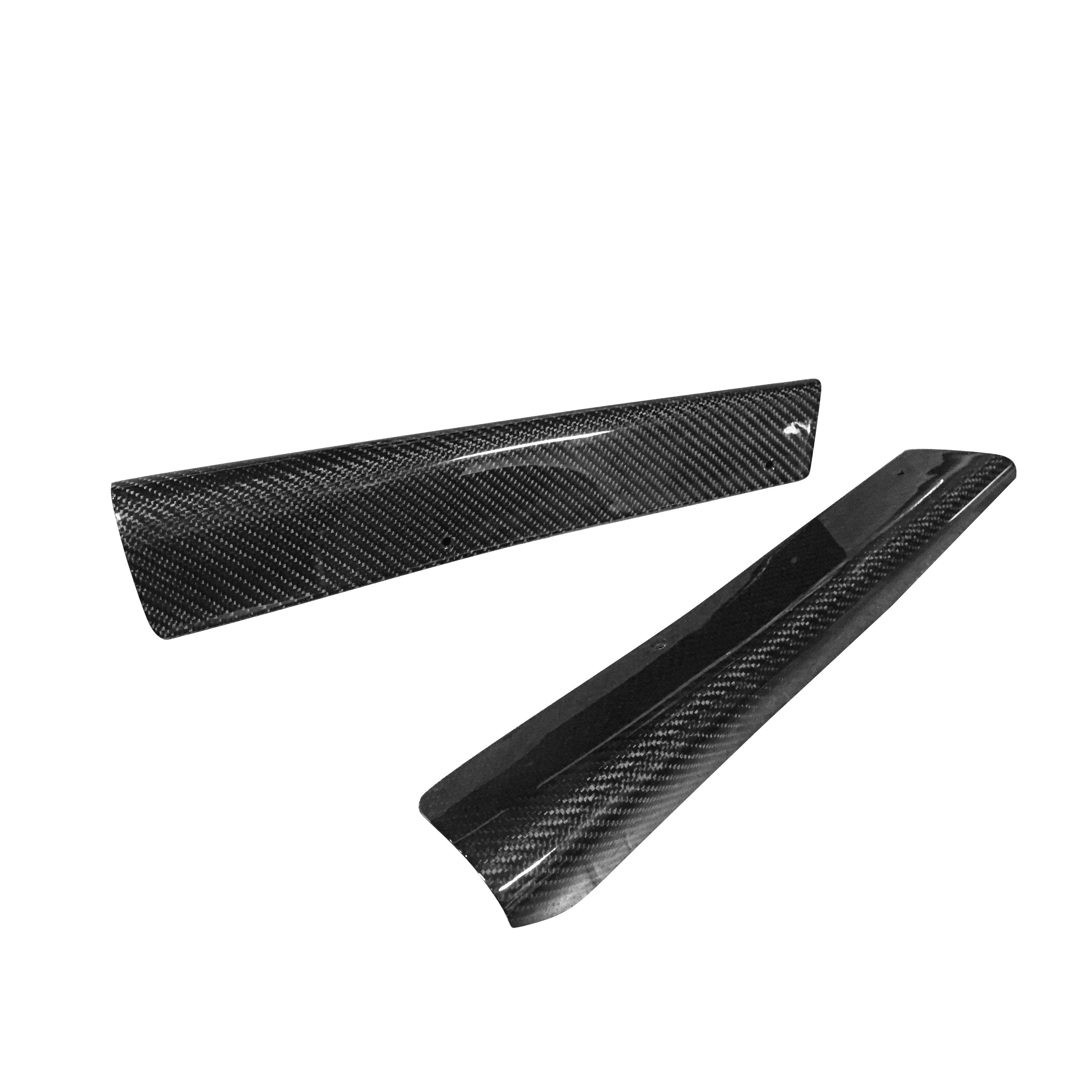 Faldones traseros de fibra de carbono estilo VR para WRX/STI 15-21 de JDMuscle