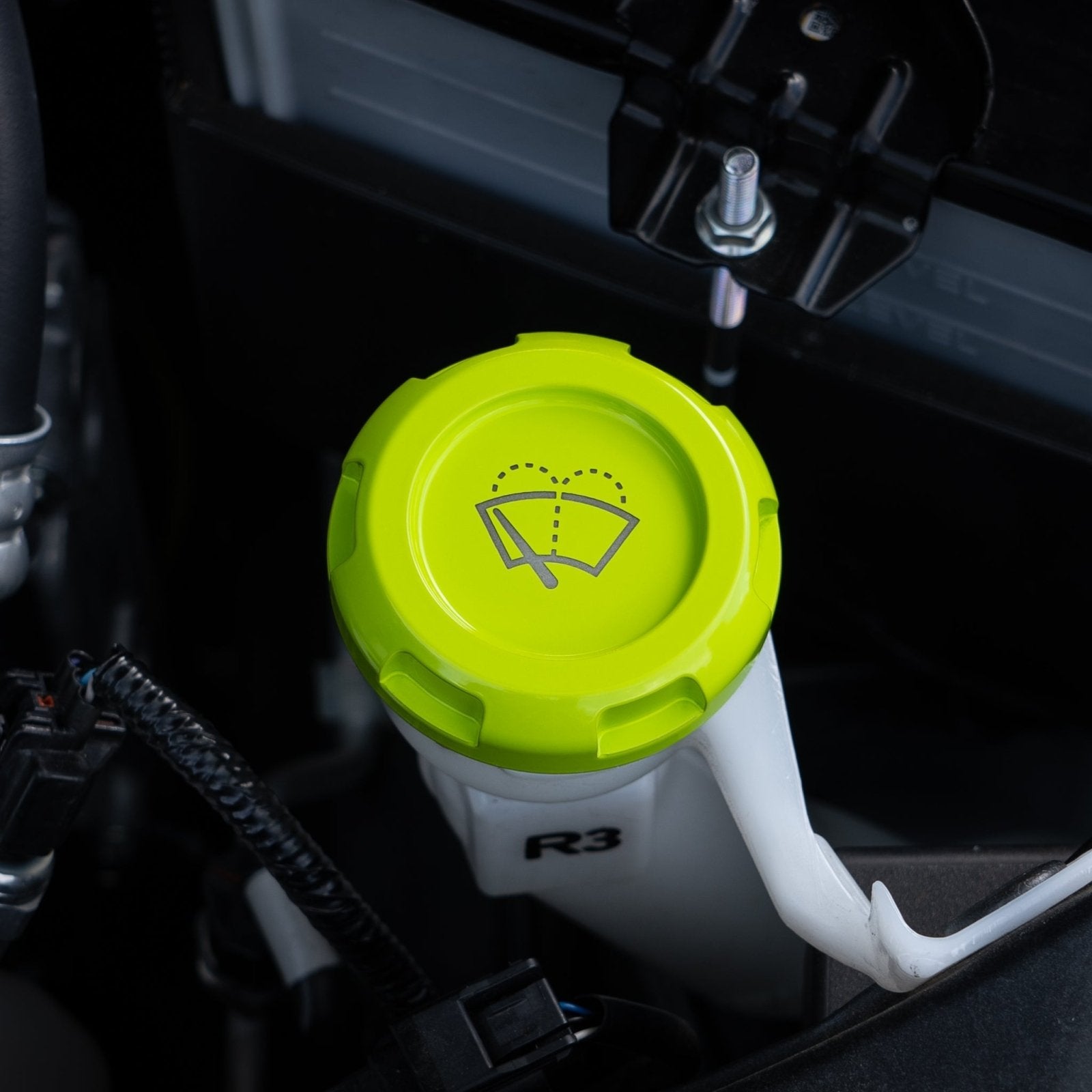 Billetworkz Wiper Fluid Reservoir Cap - Multiple Subaru Fitments - 16