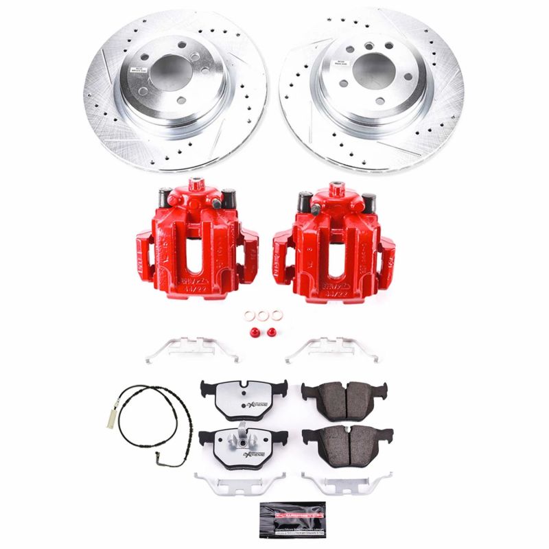 Power Stop 2019 BMW 330i Rear Z26 Extreme Street Brake Pads w/Hardware main image 0