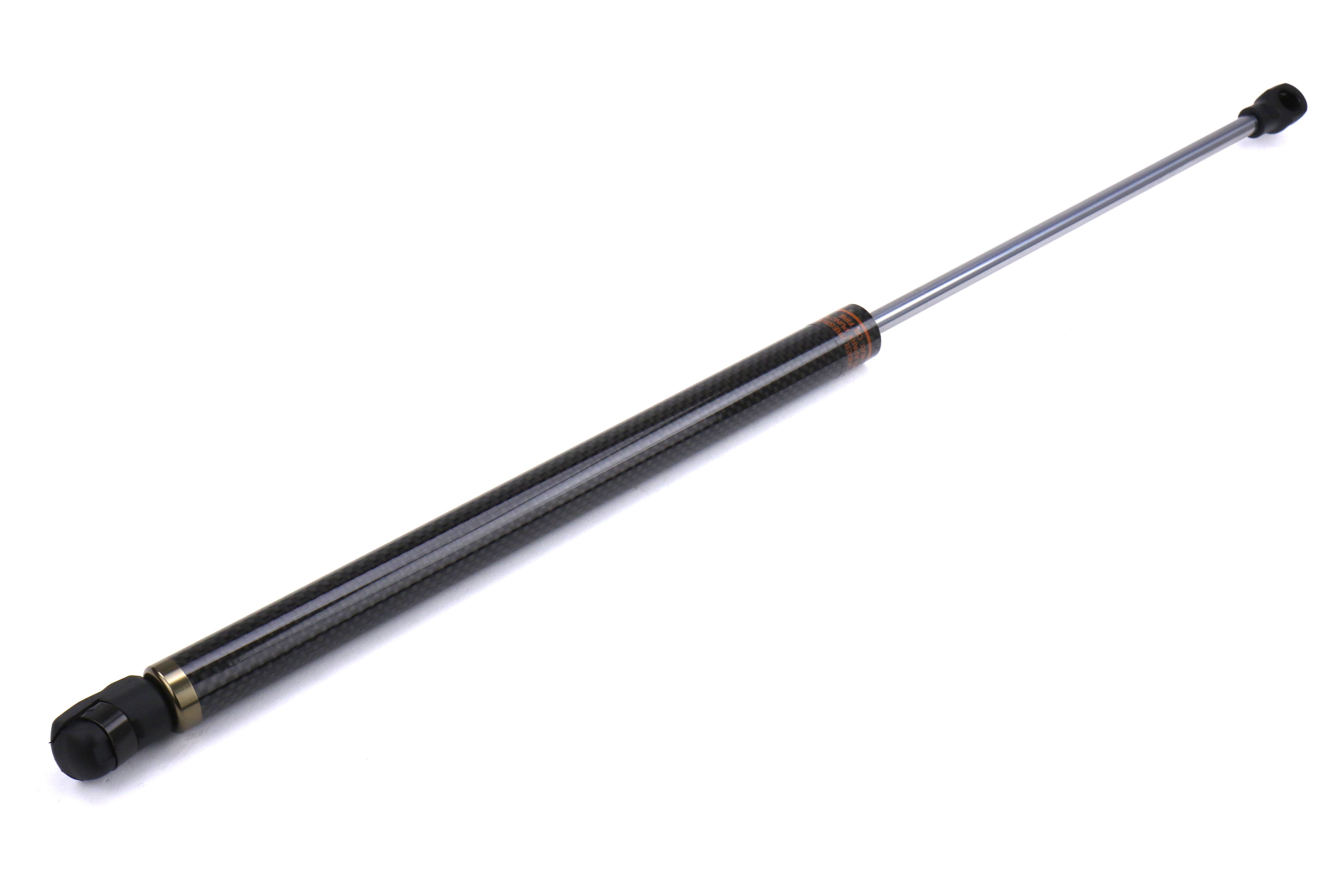 OLM Black Carbon Fiber Hood Dampers - 15+ WRX / STI