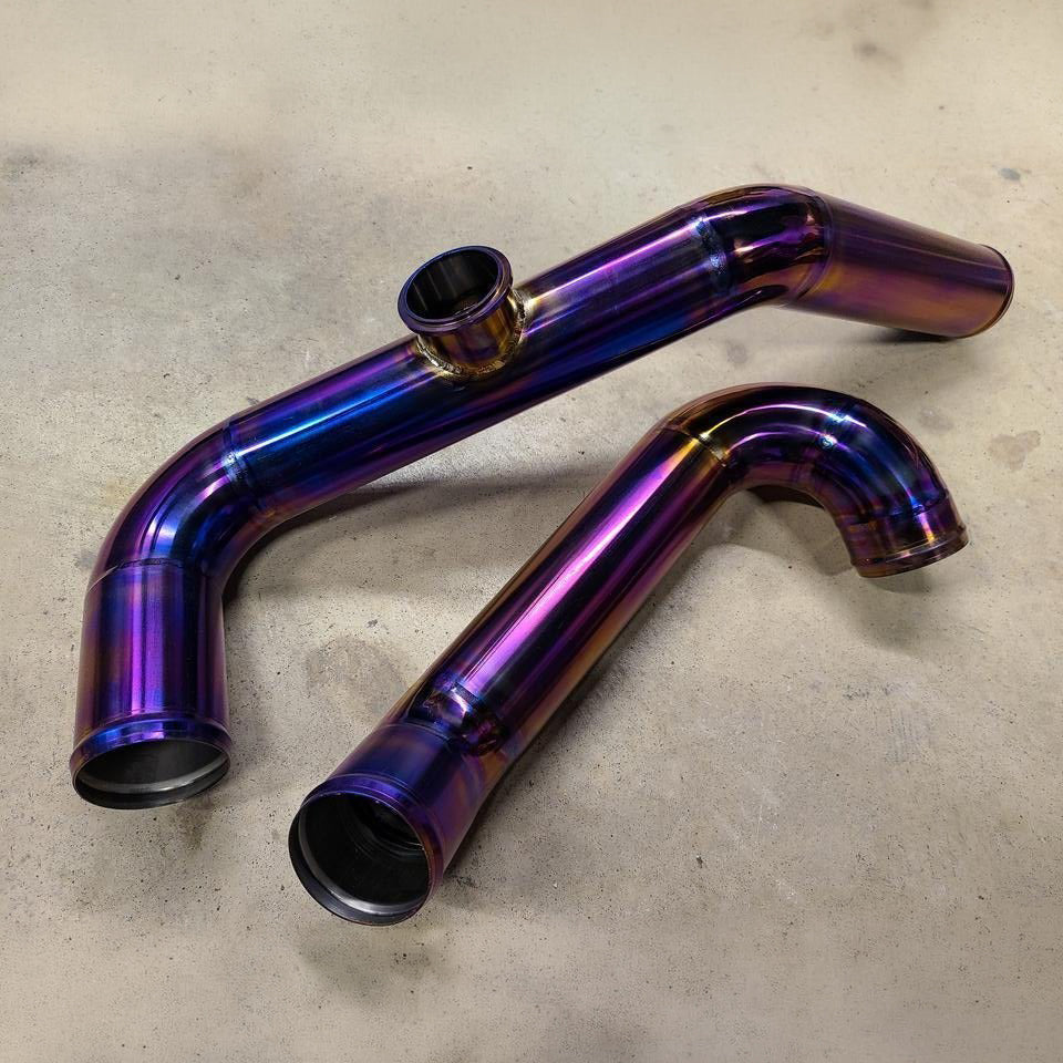 BSF Titanium Upper Intercooler Piping | Mitsubishi Evo 8/9