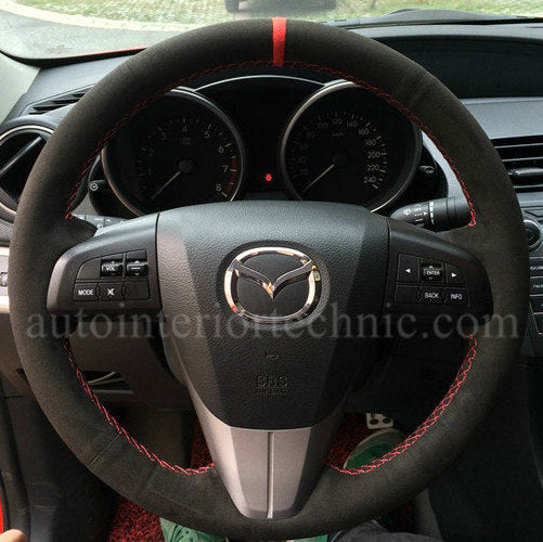 Auto Interior Technic Steering Wheel Wrap (2010-2012 Mazda 3)
