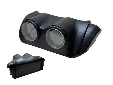 OZ Gauge Pods Jeep Wrangler Center Dash Double Gauge Pod