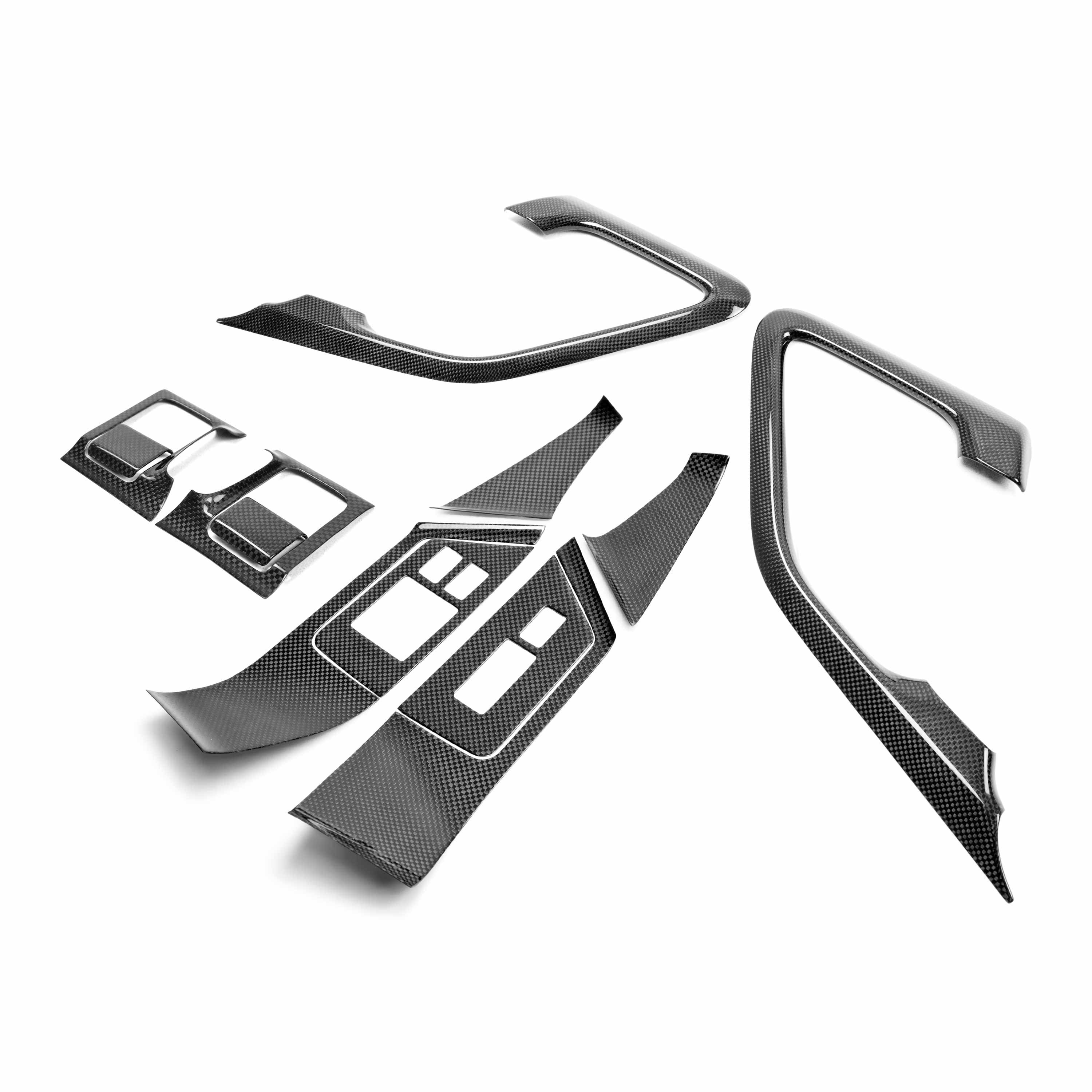 Seibon Carbon Fiber Door Trim Set (09-16 R35 GT-R) (seiCFI0910NSGTR-C) - 1
