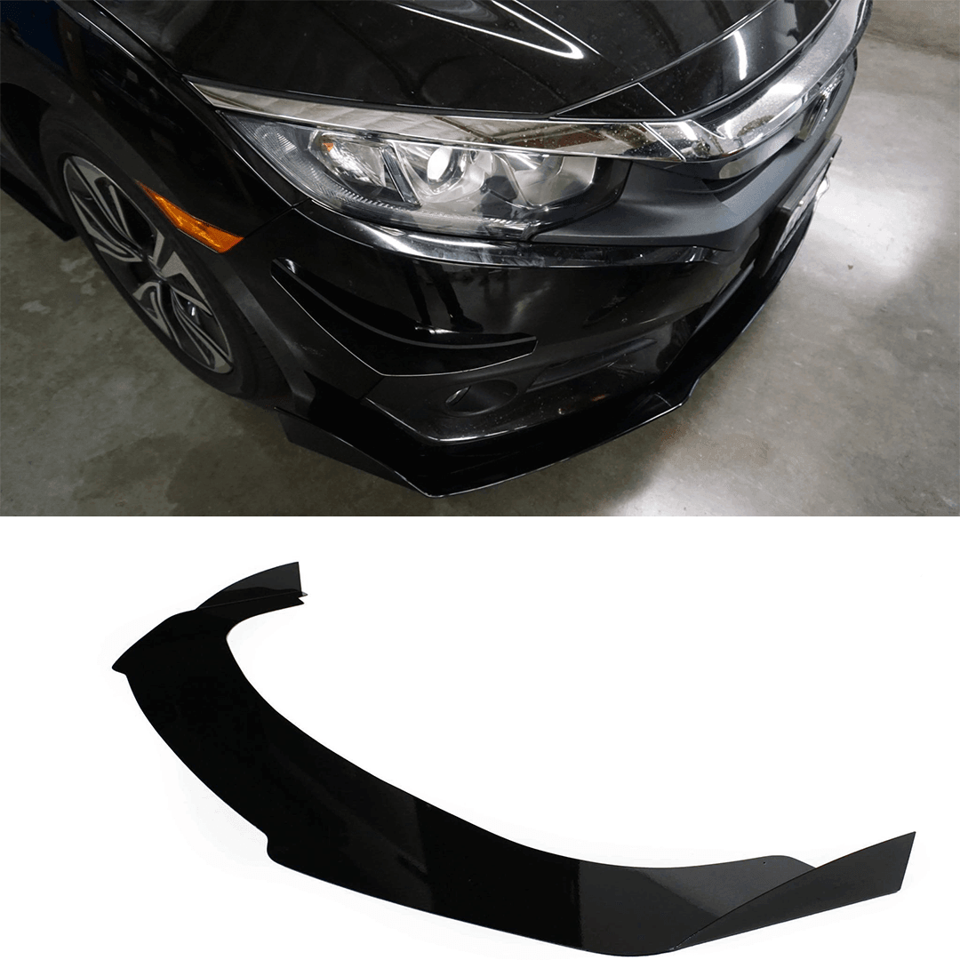 Aeroflow Dynamics Splitter V2 | 2016-2019 Honda Civic Sedan - 1