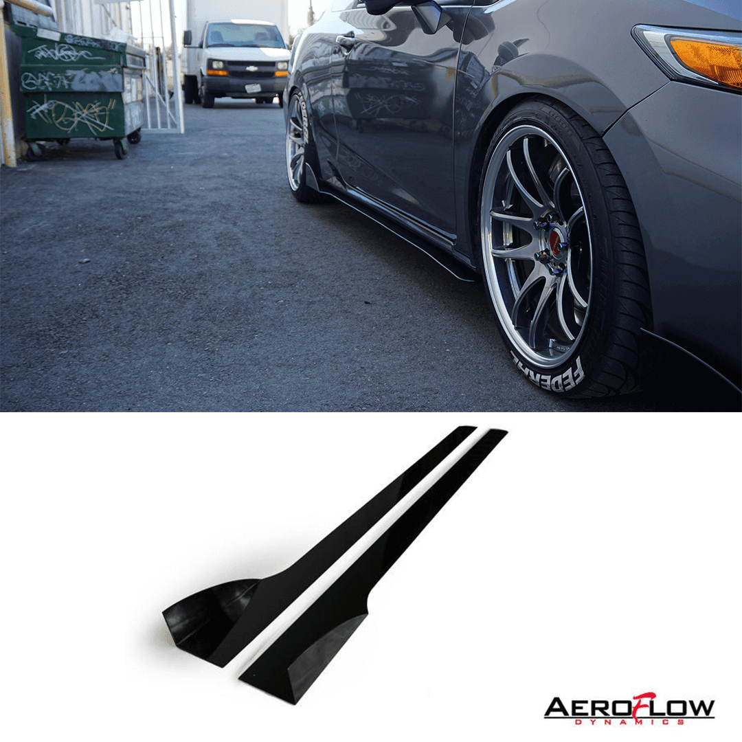 Aeroflow Dynamics Side Skirt Extension V2 (2012-2015 Honda Civic Si Coupe)