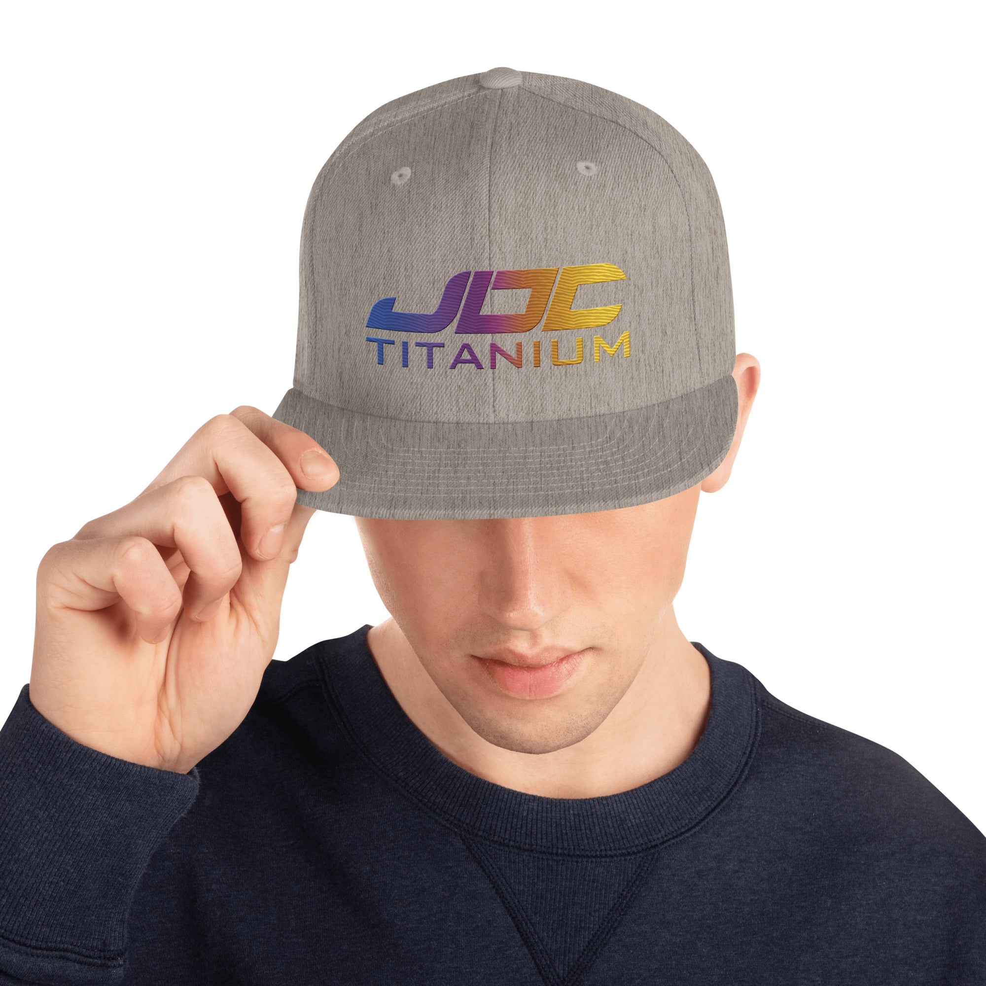 JDC Titanium Gradient Snapback Hat