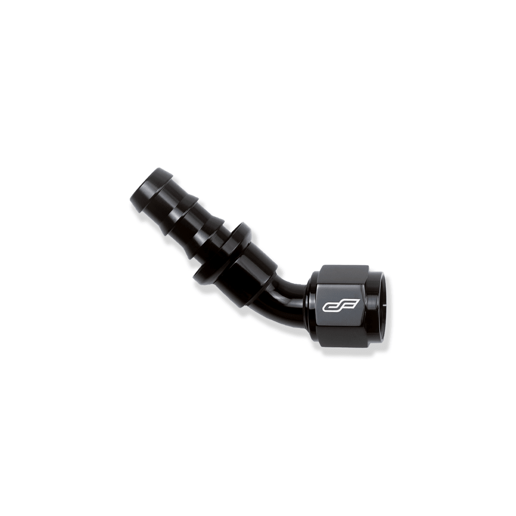 ColorFittings -10 AN 45 Degree Female Push-Loc Fitting