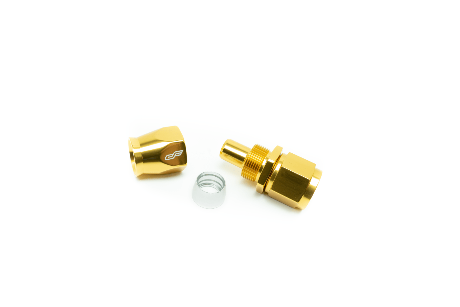 ColorFittings -10 AN Straight Female Aluminum Hose End (PTFE)