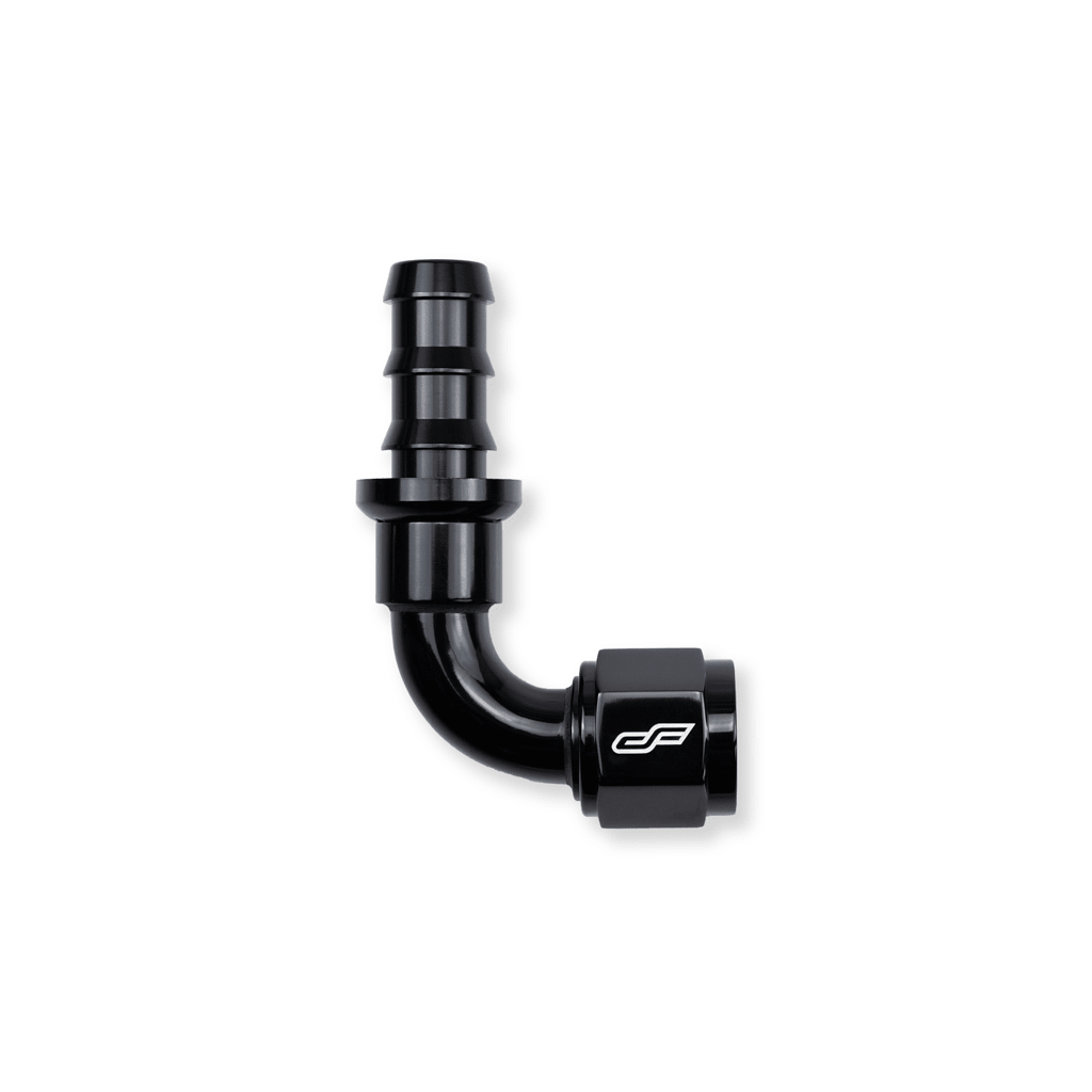 ColorFittings -12 AN 90 Degree Female Push-Loc Fitting