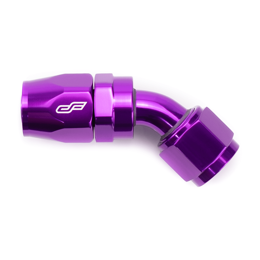 ColorFittings -20 AN 45 Degree Female Aluminum Hose End Fitting