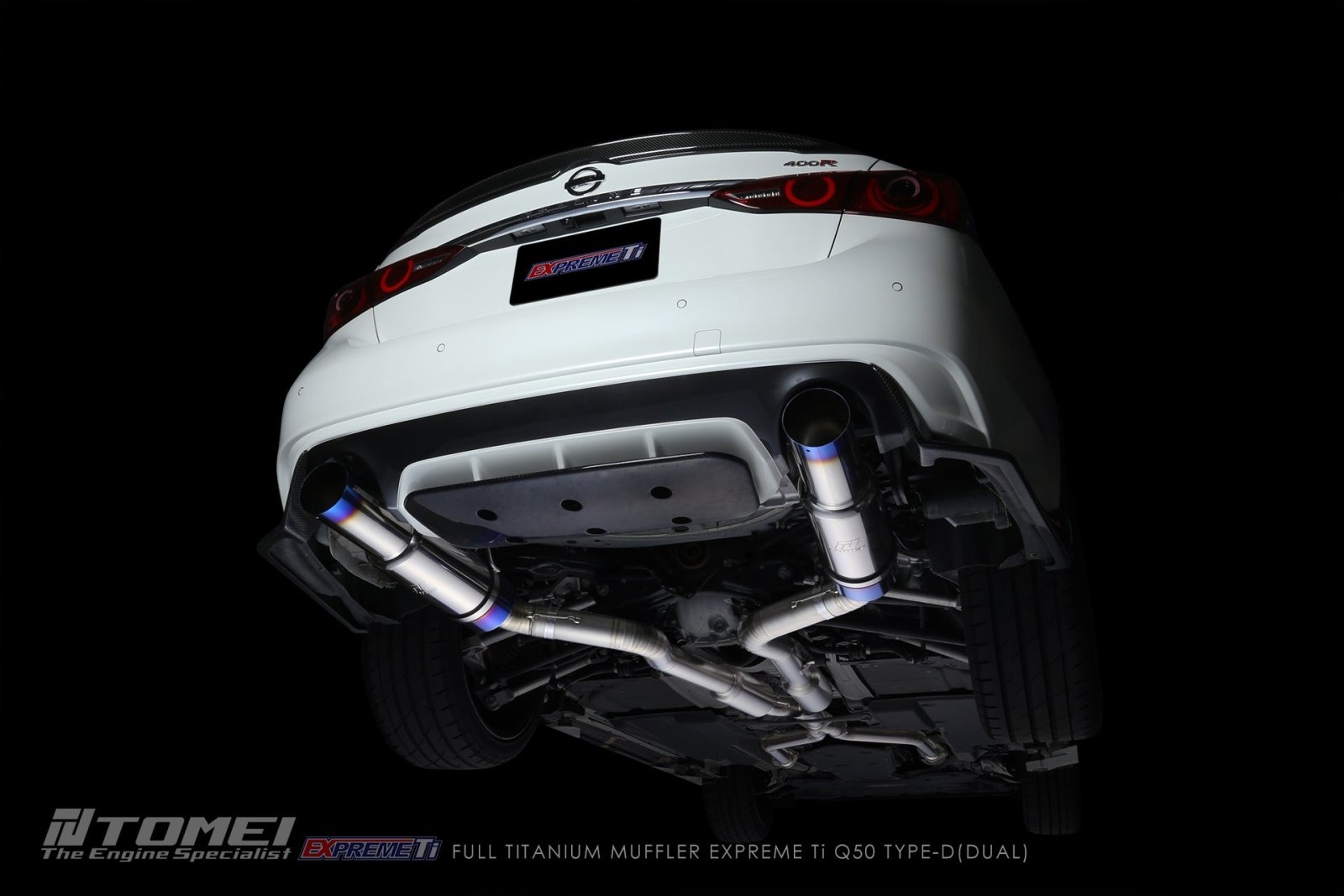 Tomei Titanium Dual Cat - Back Exhaust | 2014 - 2024 Infiniti Q50 (TB6090 - NS21E) - 4
