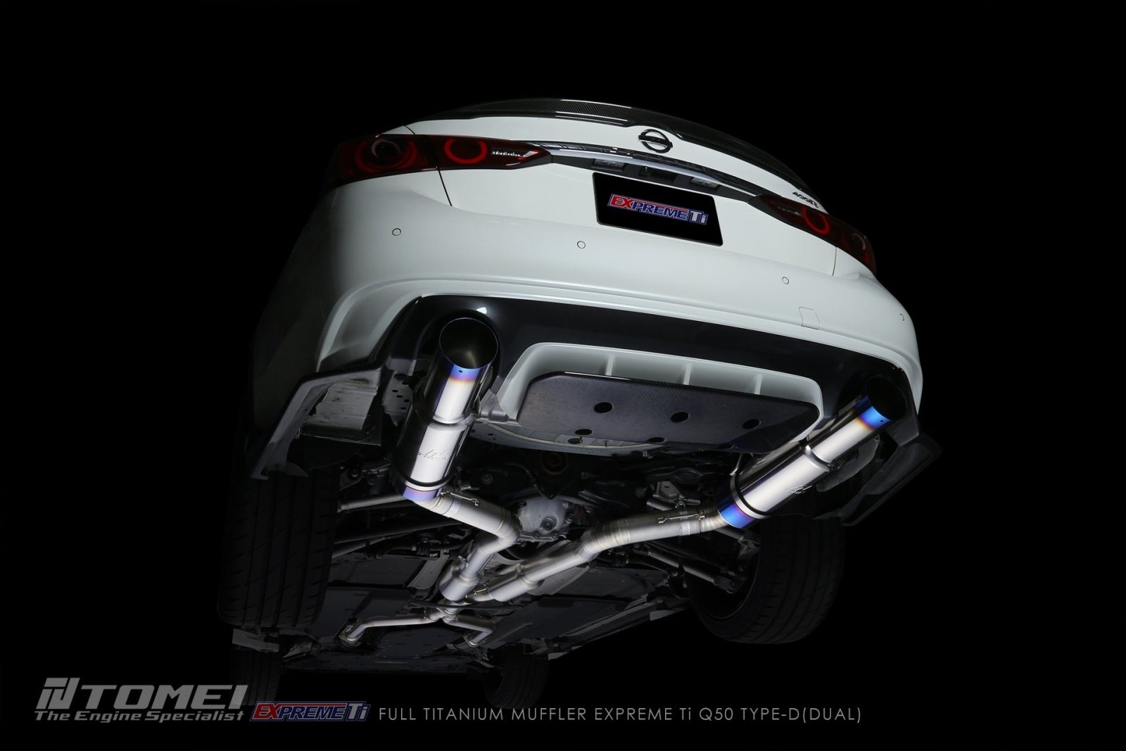 Tomei Titanium Dual Cat - Back Exhaust | 2014 - 2024 Infiniti Q50 (TB6090 - NS21E) - 6