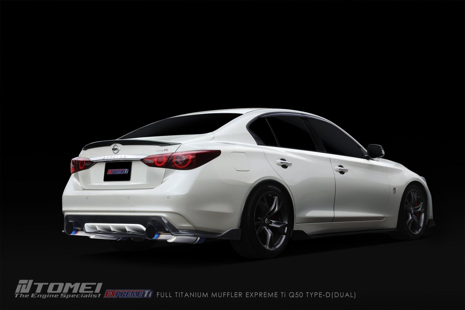 Tomei Titanium Dual Cat - Back Exhaust | 2014 - 2024 Infiniti Q50 (TB6090 - NS21E) - 11