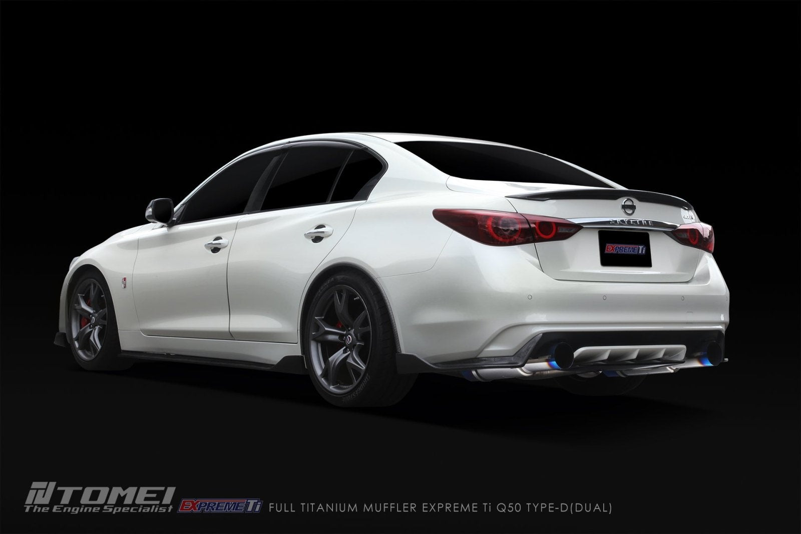 Tomei Titanium Dual Cat - Back Exhaust | 2014 - 2024 Infiniti Q50 (TB6090 - NS21E) - 7