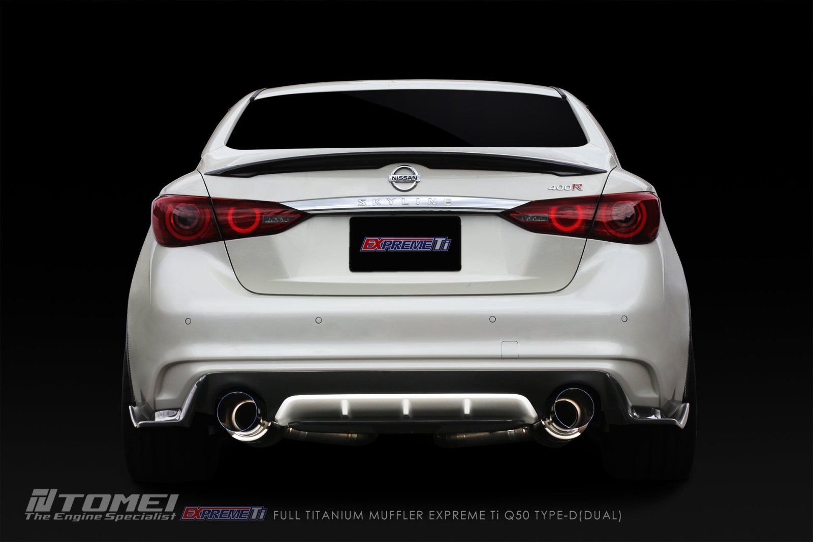 Tomei Titanium Dual Cat - Back Exhaust | 2014 - 2024 Infiniti Q50 (TB6090 - NS21E) - 9